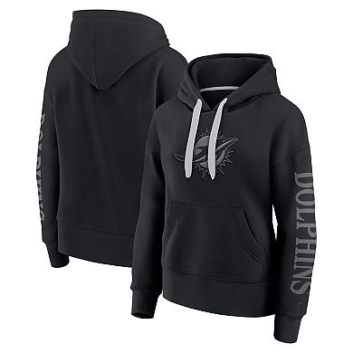 Women's Fanatics Black Miami Dolphins Elements Next Pullover Hoodie