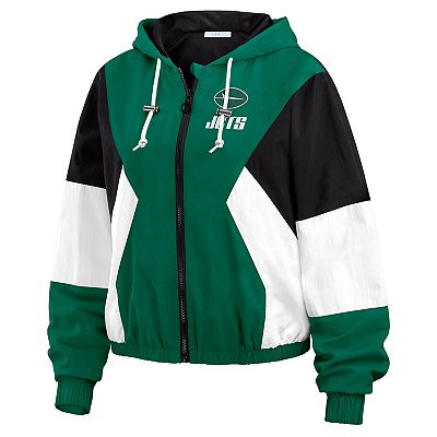 Women's WEAR by Erin Andrews Green New York Jets Color Block Full