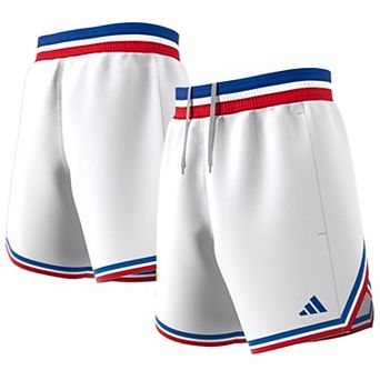 Men's adidas White Kansas Jayhawks Swingman Replica Basketball Shorts