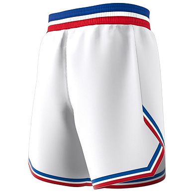 Men's adidas White Kansas Jayhawks Swingman Replica Basketball Shorts