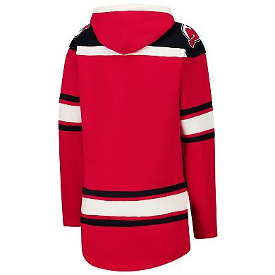 Women's '47 Red New Jersey Devils Superior Lacer Pullover Hoodie