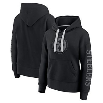 Women's Fanatics Black Pittsburgh Steelers Next Elements Pullover Hoodie