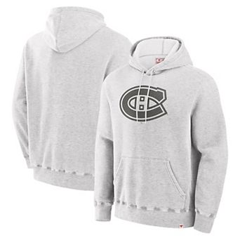 Men's Fanatics Cream Montreal Canadiens Pullover Hoodie