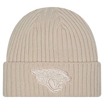 Men's New Era Stone Jacksonville Jaguars Color Pack Cuffed Knit Hat