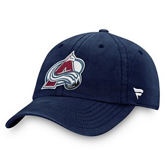 Men's Fanatics Navy Colorado Avalanche Core Primary Logo Adjustable Hat