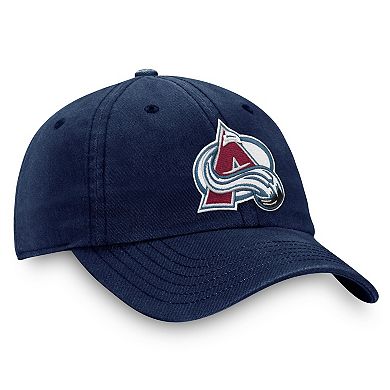 Men's Fanatics Navy Colorado Avalanche Core Primary Logo Adjustable Hat