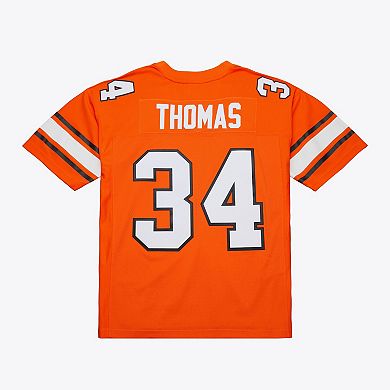 Men's Mitchell & Ness Thurman Thomas Orange Oklahoma State Cowboys 1987 Replica Jersey