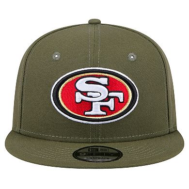 Men's New Era Olive San Francisco 49ers Main 9FIFTY Snapback Hat