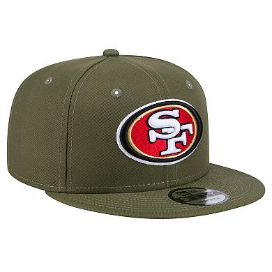 Men's New Era Olive San Francisco 49ers Main 9FIFTY Snapback Hat