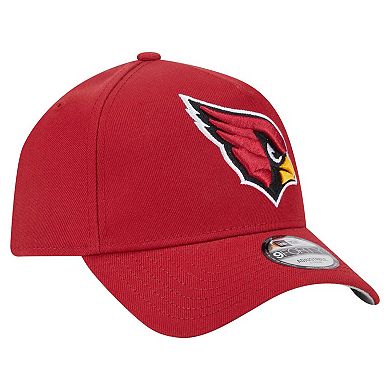 Men's New Era Cardinal Arizona Cardinals A-Frame 9FORTY Adjustable Hat