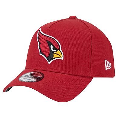 Men's New Era Cardinal Arizona Cardinals A-Frame 9FORTY Adjustable Hat