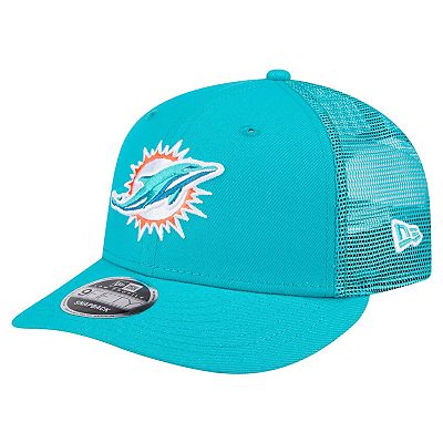 Men's New Era Aqua Miami Dolphins Low Profile 9FIFTY Snapback Hat - Main Image