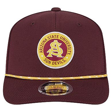 Men's New Era Maroon Arizona State Sun Devils COOLERA 9SEVENTY Rope Stretch-Snap Hat