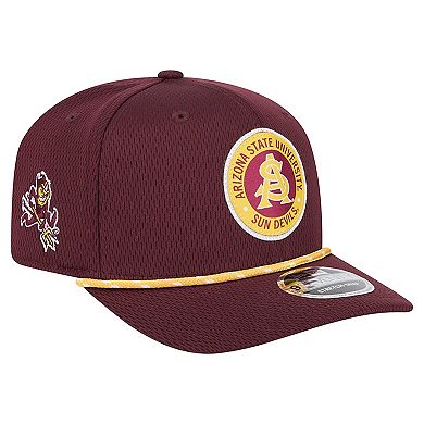 Men's New Era Maroon Arizona State Sun Devils COOLERA 9SEVENTY Rope Stretch-Snap Hat