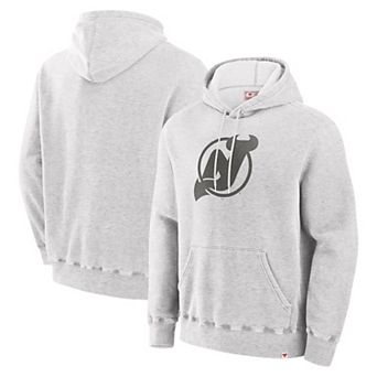 Men's Fanatics Cream New Jersey Devils Made in Canada Pullover Hoodie