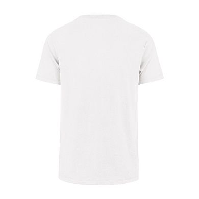 Men's '47 White Chicago Bears Overrun Franklin Throwback Logo T-Shirt