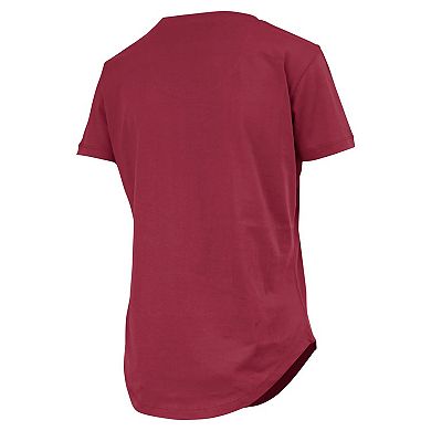 Women's Pressbox Garnet Florida State Seminoles Irvine Floral Team Color T-Shirt