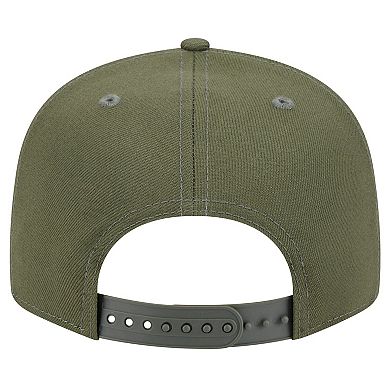 Men's New Era Olive Baltimore Ravens Main 9FIFTY Snapback Hat