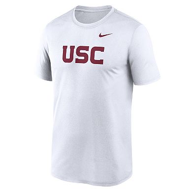 Men's Nike White USC Trojans Primetime Legend Wordmark T-Shirt