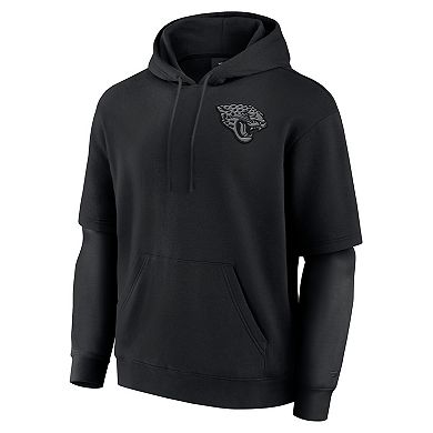 Unisex Fanatics Black Jacksonville Jaguars Sleek Elements Pullover Hoodie