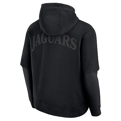 Unisex Fanatics Black Jacksonville Jaguars Sleek Elements Pullover Hoodie