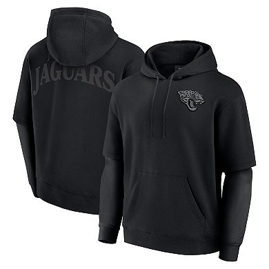 Unisex Fanatics Black Jacksonville Jaguars Sleek Elements Pullover Hoodie