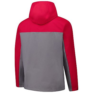 Men's Columbia Crimson Washington State Cougars Field Bound Omni-Tech™ Full-Zip Jacket