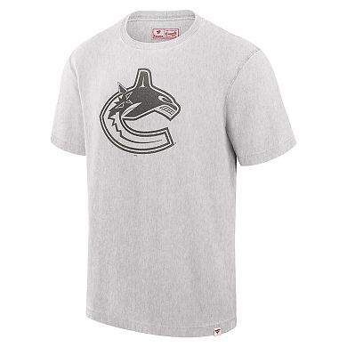Men's Fanatics Cream Vancouver Canucks Made in Canada T-Shirt