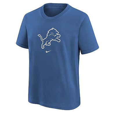 Preschool Nike Blue Detroit Lions Team Logo T-Shirt