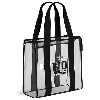WEAR by Erin Andrews New Orleans Saints Stadium Tote Bag with Team Color Trim