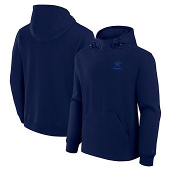 Unisex Fanatics Navy Dallas Cowboys Front Office Tonal Tri-Blend Pullover Hoodie
