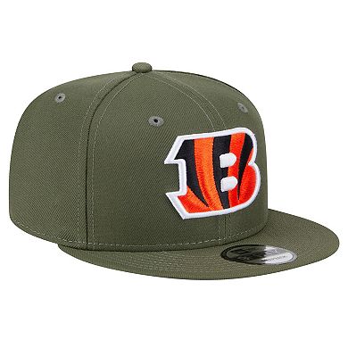 Men's New Era Olive Cincinnati Bengals Main 9FIFTY Snapback Hat