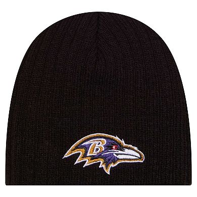 Toddler New Era Black Baltimore Ravens Mini Knit Hat