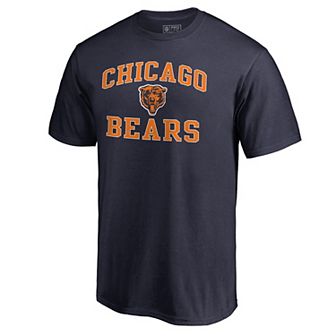 Men's Navy Chicago Bears Vintage Collection Victory Arch T-Shirt