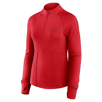 Women's Fanatics Red Kansas City Chiefs Elements Quarter-Zip Jacket