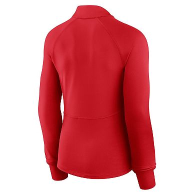 Women's Fanatics Red Kansas City Chiefs Elements Quarter-Zip Jacket