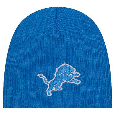 Infant New Era Blue Detroit Lions Mini Knit Hat