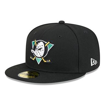 Men's New Era Black Anaheim Ducks Core 59FIFTY Fitted Hat