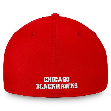 Men's Fanatics Red Chicago Blackhawks Core Primary Logo Flex Hat