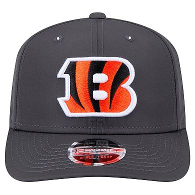 Men's New Era Graphite Cincinnati Bengals Main 9SEVENTY Stretch-Snap Hat