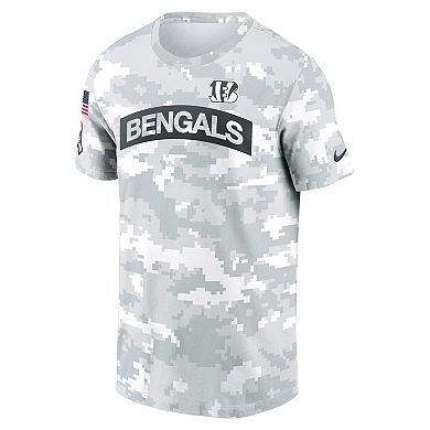 Men's Nike White Cincinnati Bengals 2024 Salute To Service Big & Tall Performance T-Shirt
