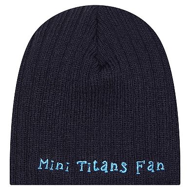 Toddler New Era Navy Tennessee Titans Mini Knit Hat