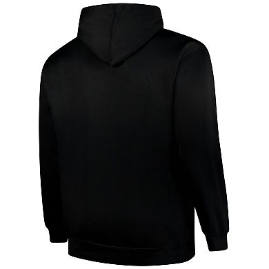 Men's Fanatics Black Miami Dolphins Big & Tall Fleece Pullover Hoodie
