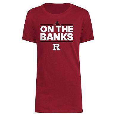 Youth adidas Scarlet Rutgers Scarlet Knights Basic Dassler T-Shirt