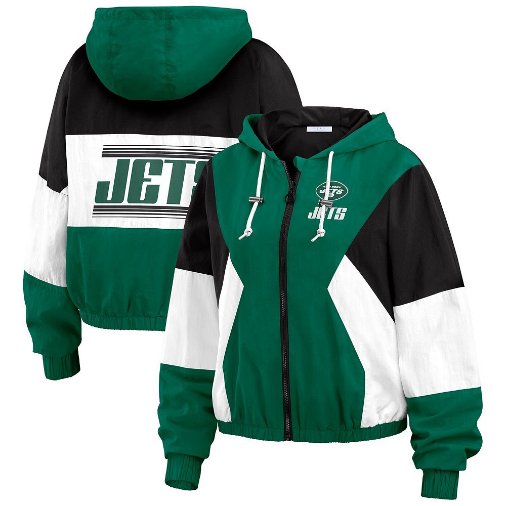 Women's WEAR by Erin Andrews Green/Black New York Jets Plus Size Color ...
