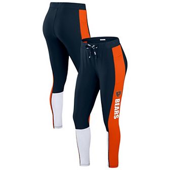 Women's WEAR by Erin Andrews Navy/Orange Chicago Bears Color-Block Leggings