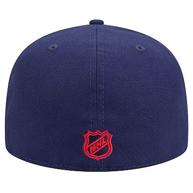 Men's New Era Navy Columbus Blue Jackets Core 59FIFTY Fitted Hat