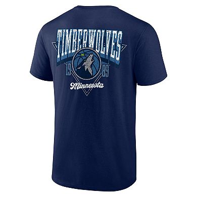 Men's Navy Minnesota Timberwolves Never Over T-Shirt