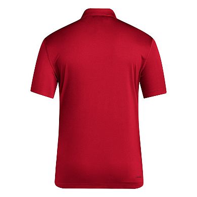 Men's adidas Red Texas Tech Red Raiders 2024 Coaches AEROREADY Polo