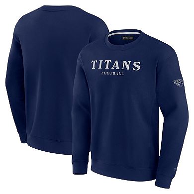 Unisex Fanatics Navy Tennessee Titans Elements Unlimited Fleece Pullover Sweatshirt